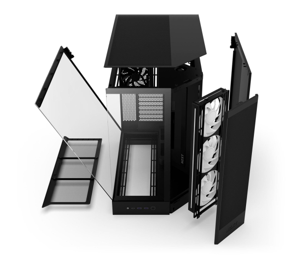 NZXT H9 FLOW RGB (2025) Black CM-H92FB-R1 - 1347275 - zdjęcie 6